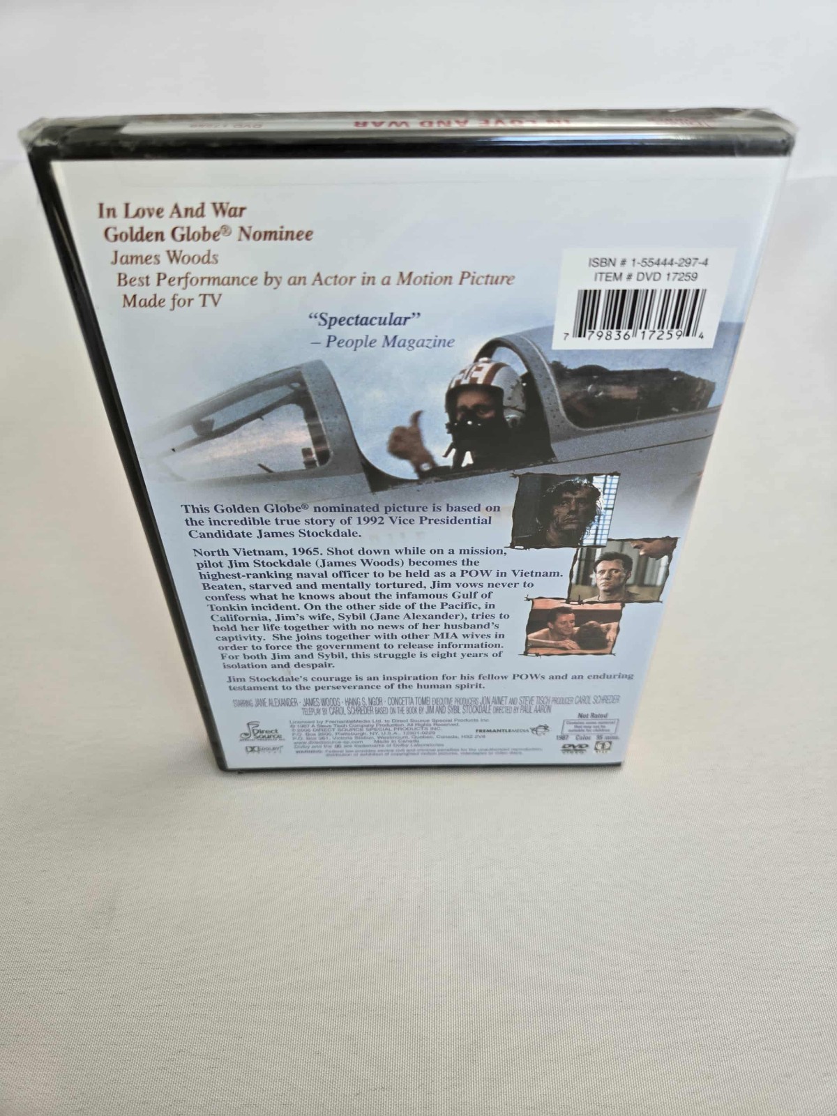 NEW! In Love and War DVD James Woods / Jane Alexander TV Movie OOP Fremantle