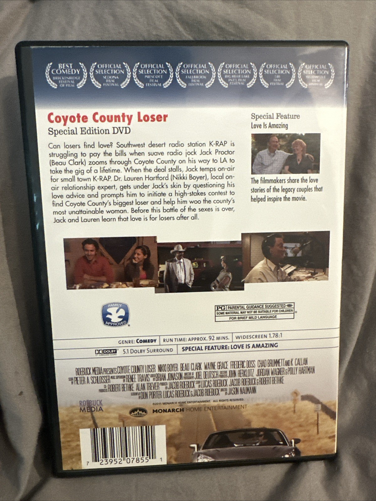 Coyote County Loser (DVD, 2011, Widescreen) Nikki Buyer Beau Clark