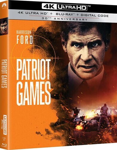 Patriot Games ( 4K Ultra HD + Blu + Digital ) 2022 , Brand New!