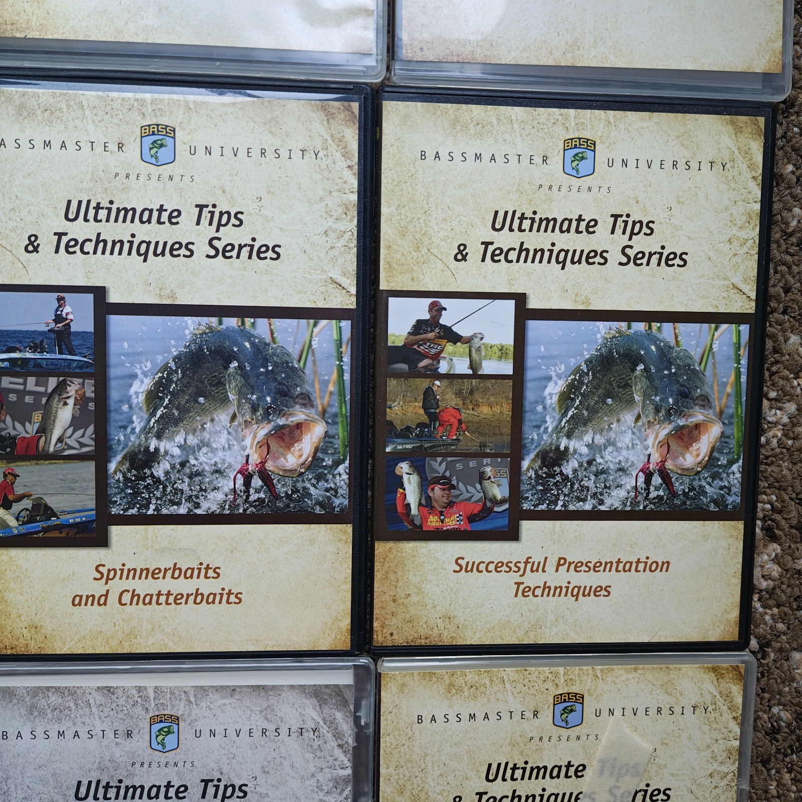 Lot of 14 Bassmaster University Ultimate Tips & Tricks Series