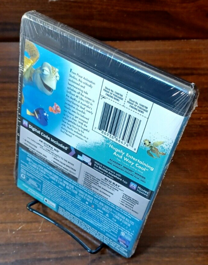 Finding Nemo (4K+Blu-ray)-NEW (Sealed)-Free Shipping with Tracking