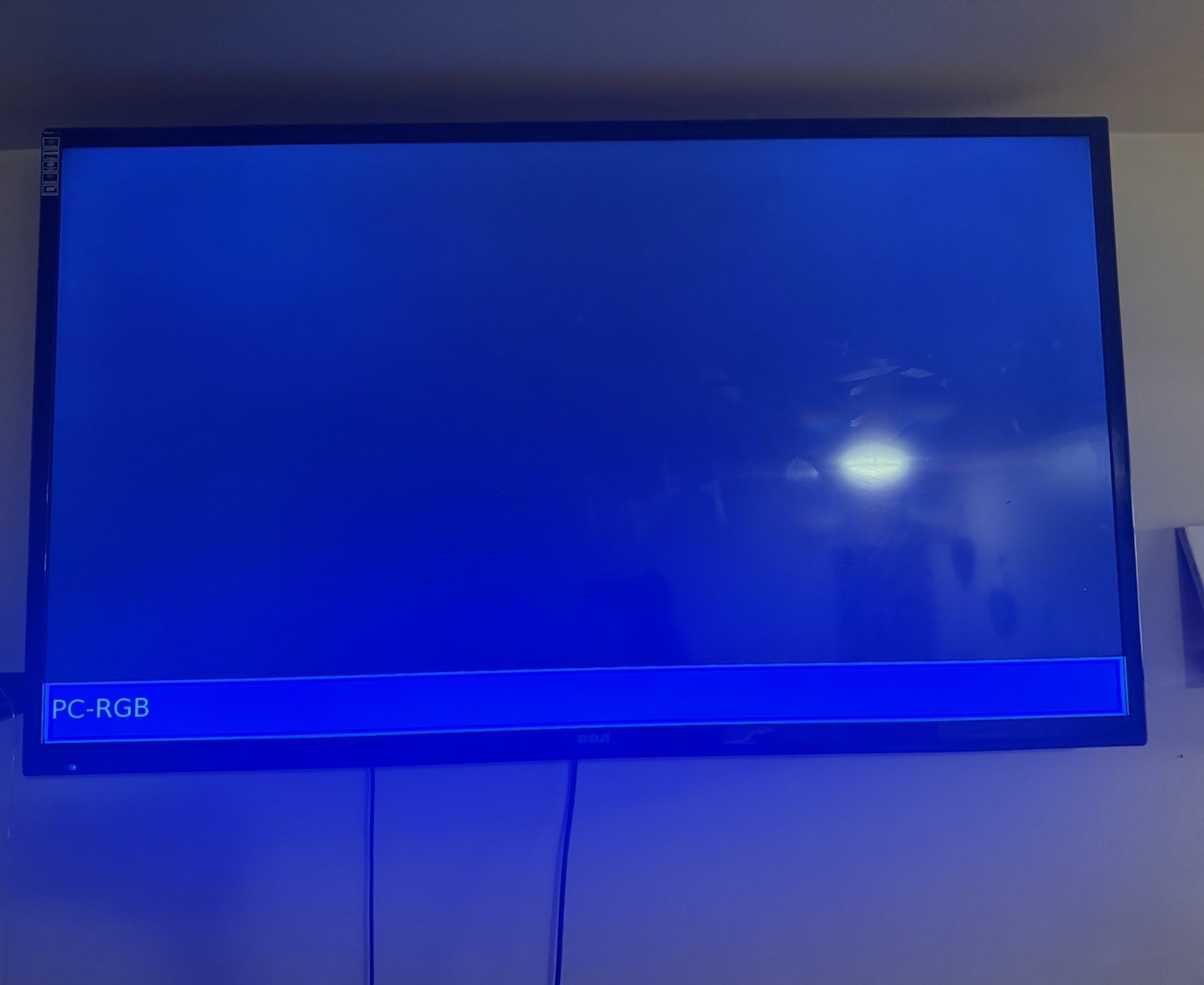The television has no control malfunction, it has no physical damage,