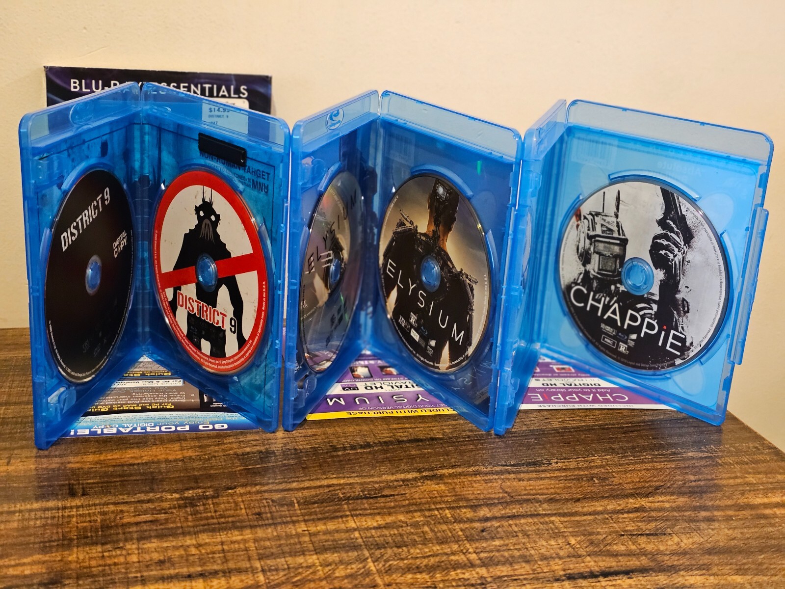 District 9 + Elysium + Chappie (Blu-Ray) Neill Blomkamp