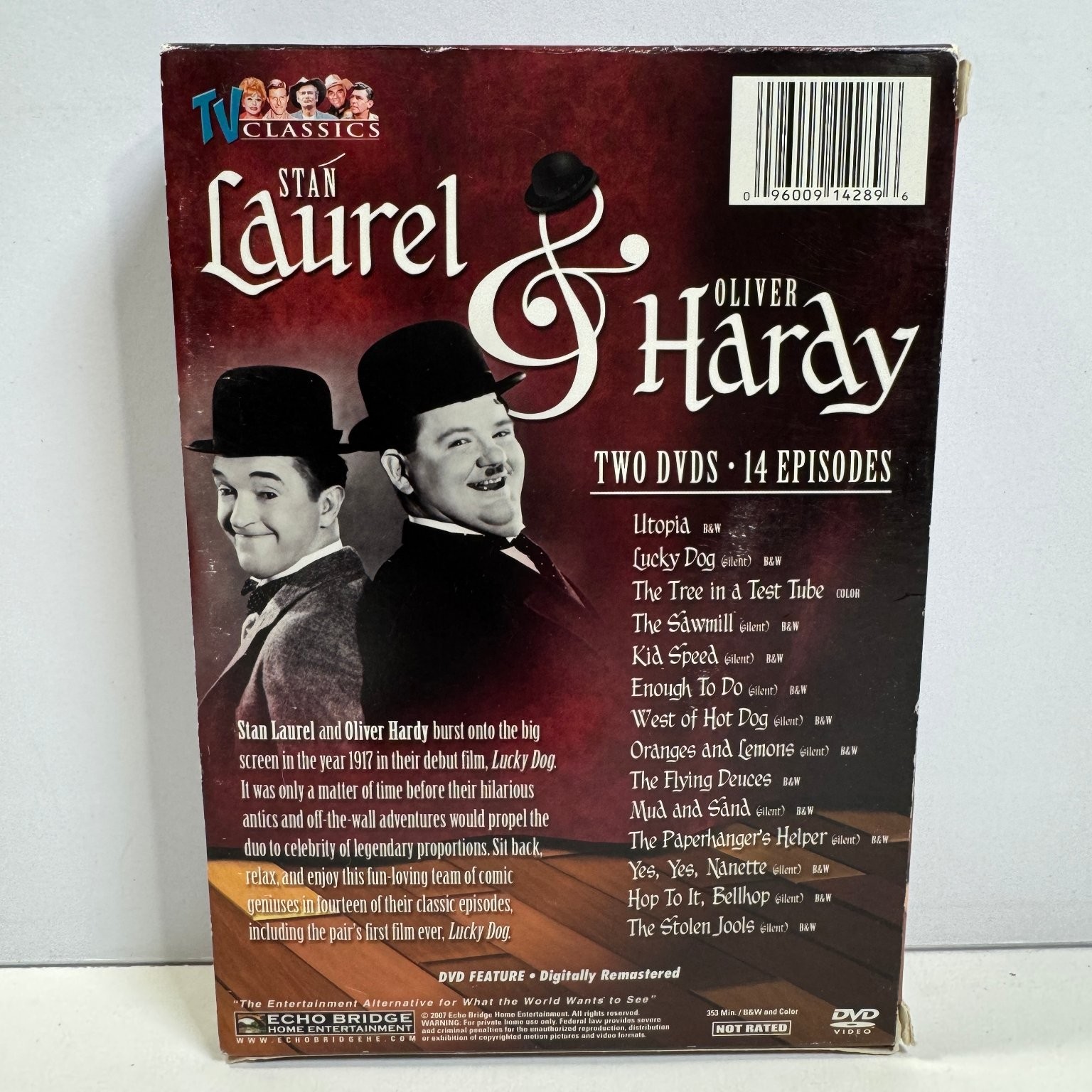 Laurel & Hardy TV CLASSICS 2007 DVD 14 Episodes Digitally Remastered