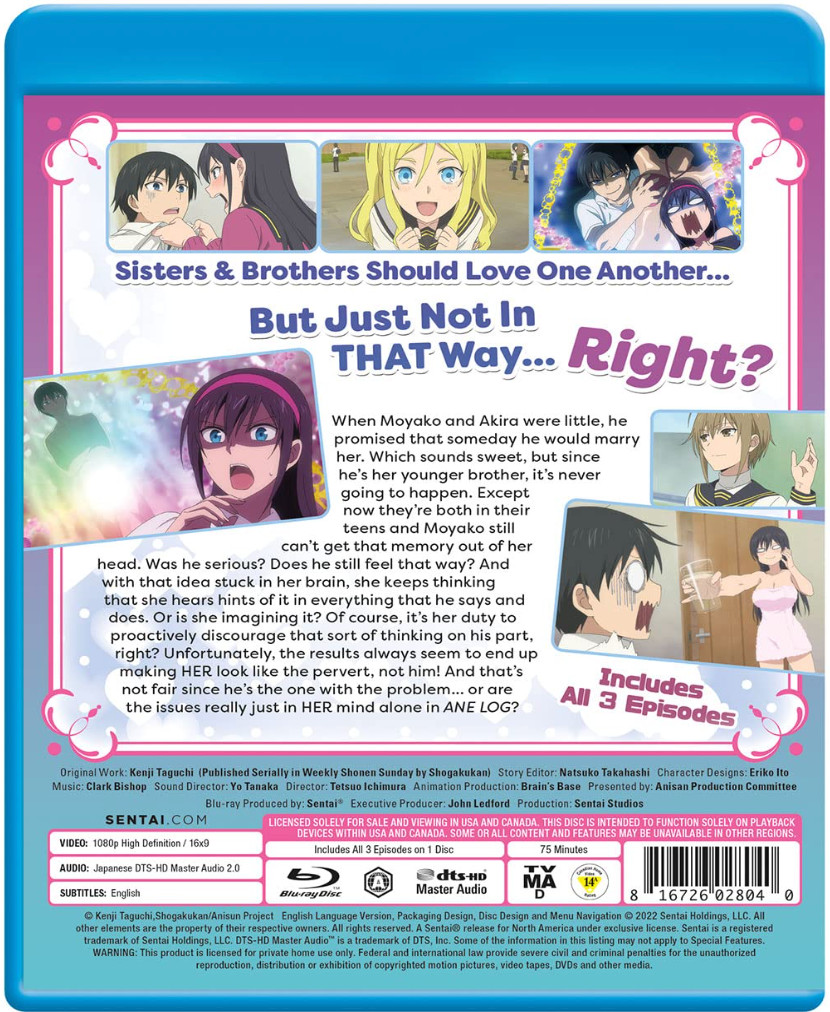 Ane Log complete OVA collection / NEW anime on Blu-ray from Sentai, anelog