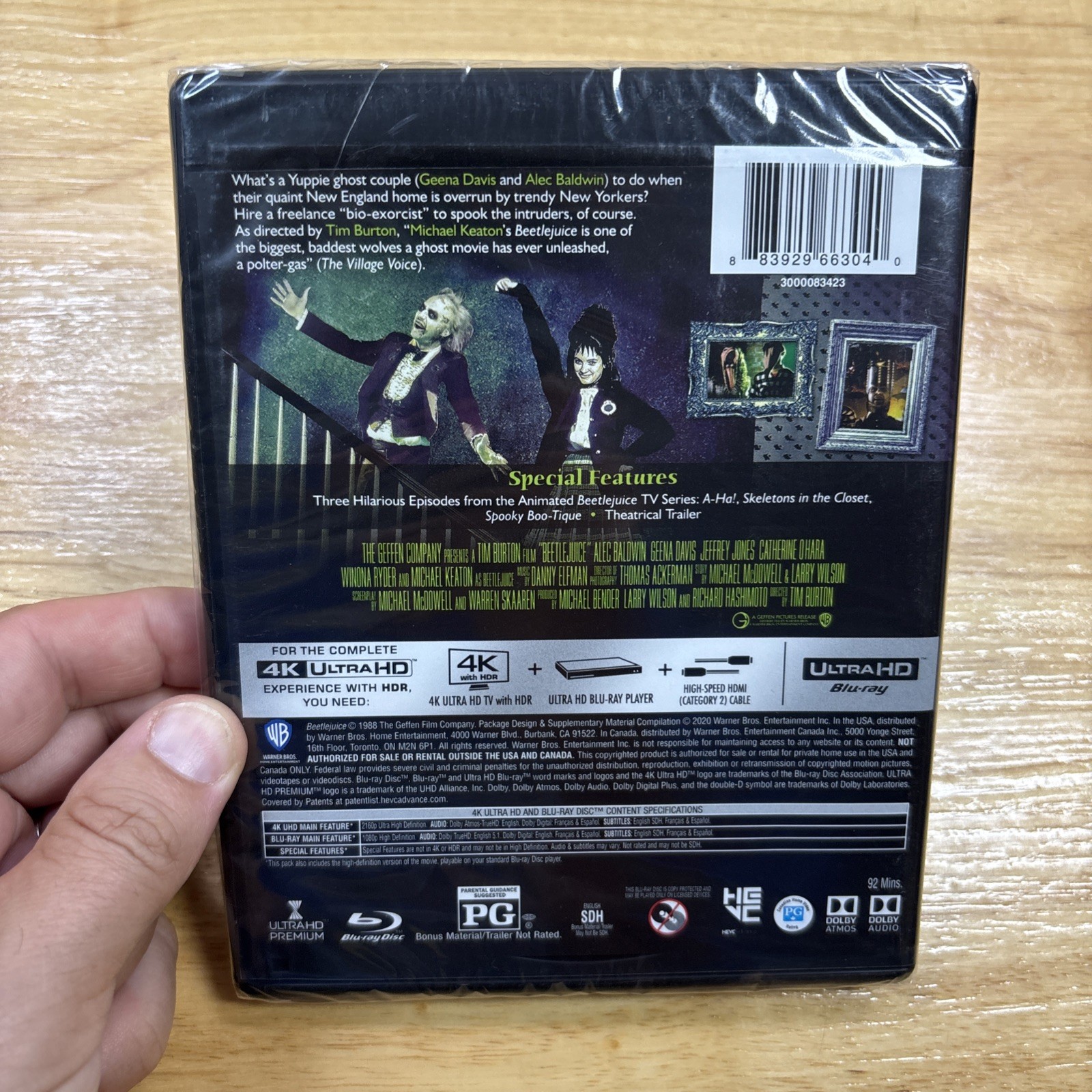 Beetlejuice – 1988 (4K UHD, Blu-ray, 2020) New Sealed