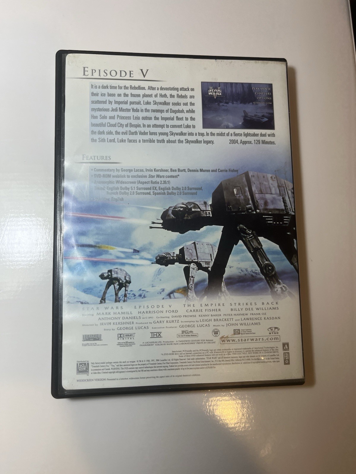 Star Wars – The Empire Strikes Back V DVD – Digitally Mastered