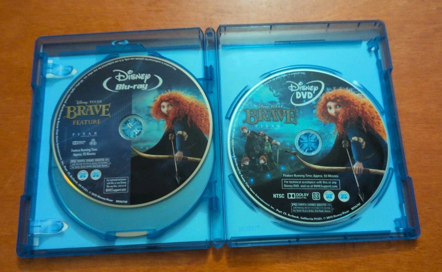 Brave blu-ray John Lasseter Andrew Stanton Pete Docter Kelly Macdonald