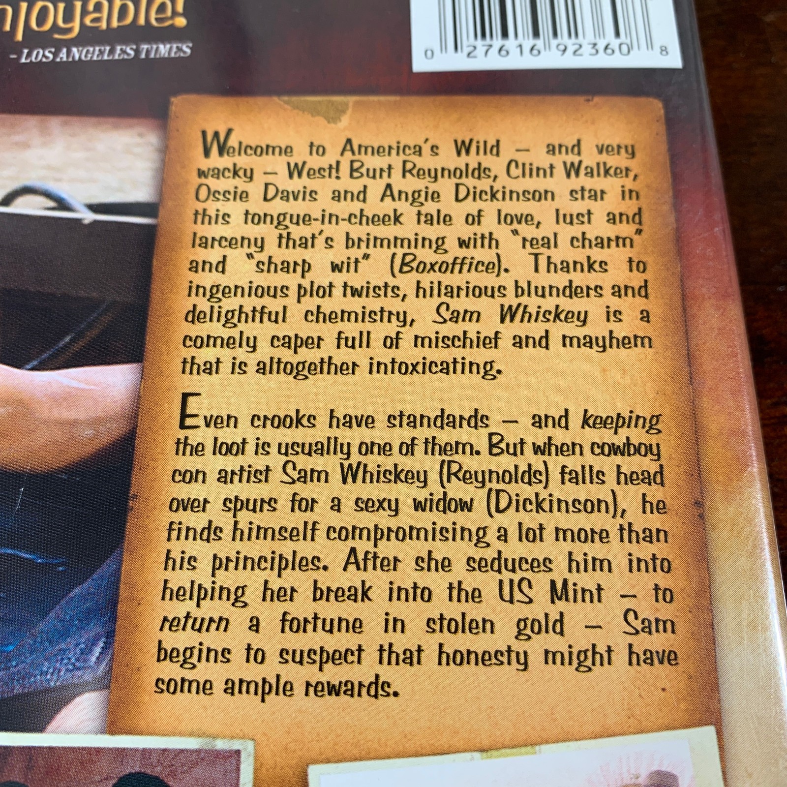 Sam Whiskey DVD 1969 Burt Reynolds, Angie Dickinson, Clint Walker, Ossie Davis