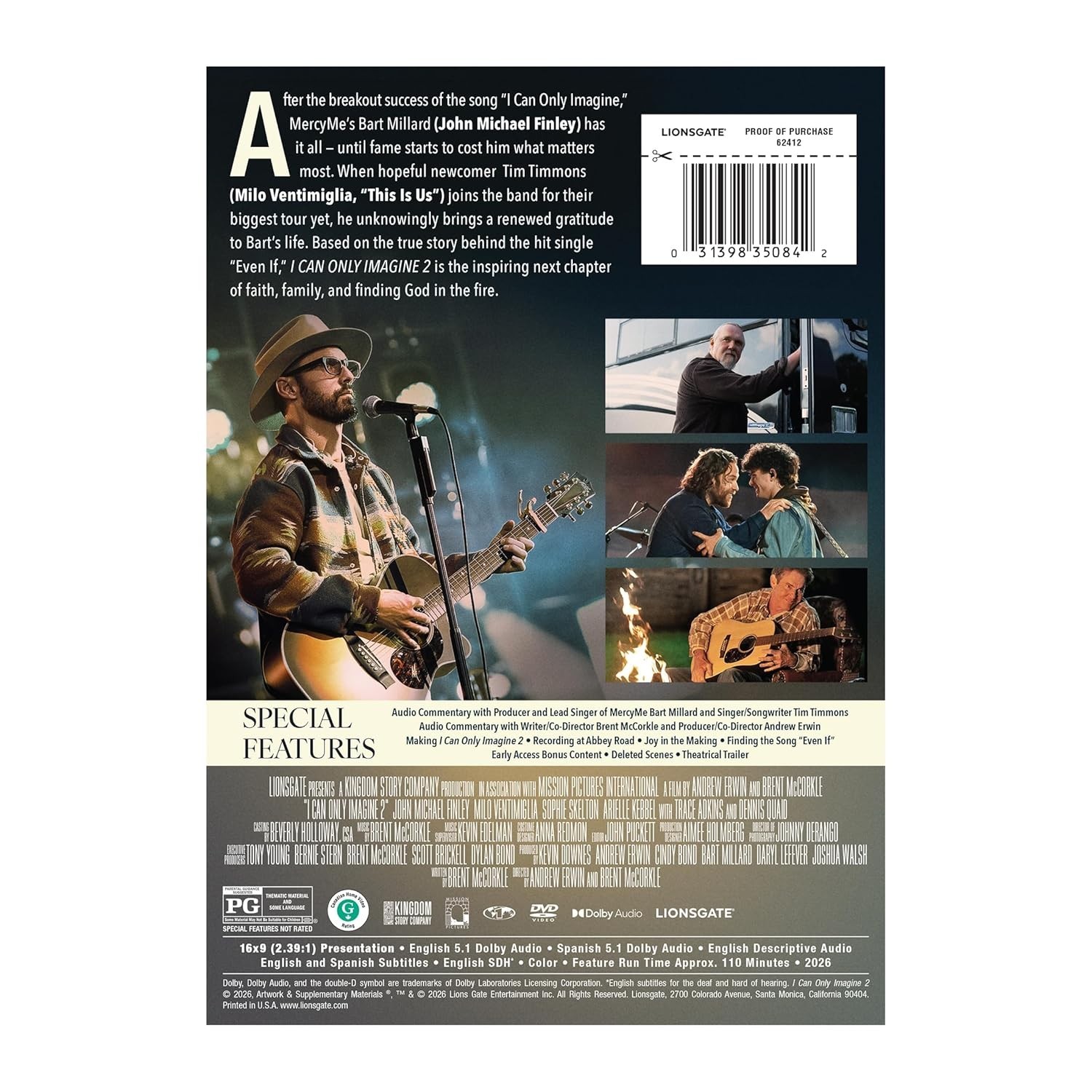 I Can Only Imagine 2 DVD 5/05/2026