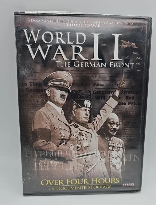 World War II The German Front DVD – 4 Documentaries – Over 4 Hrs Footage