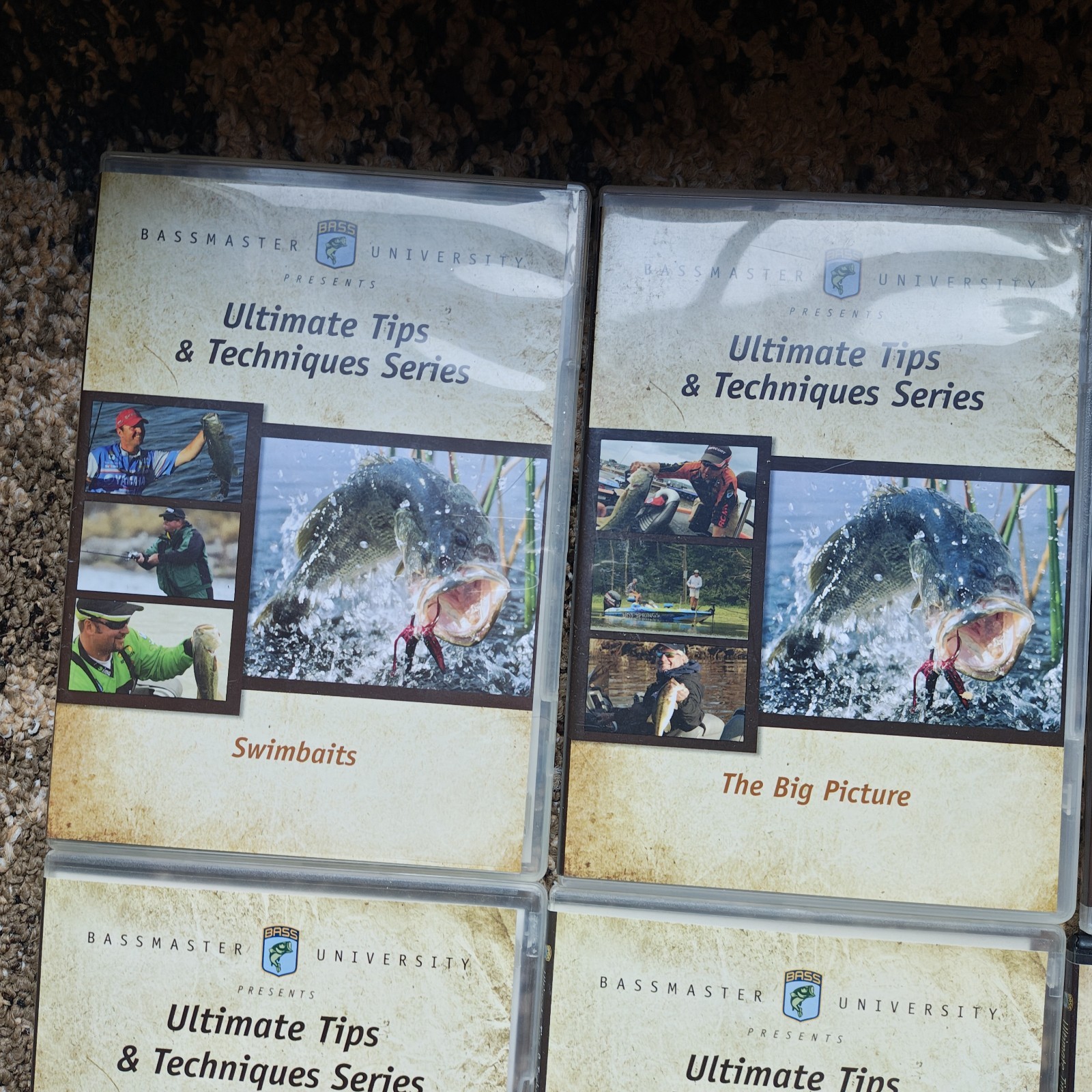 Lot of 14 Bassmaster University Ultimate Tips & Tricks Series