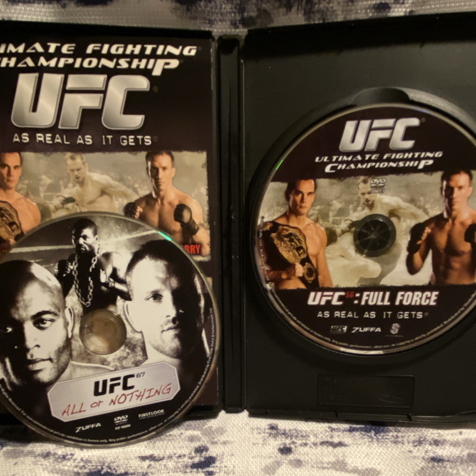UFC-Full Force DVD 2005 Region 1 140 Min Tall Case Franklin Hughes