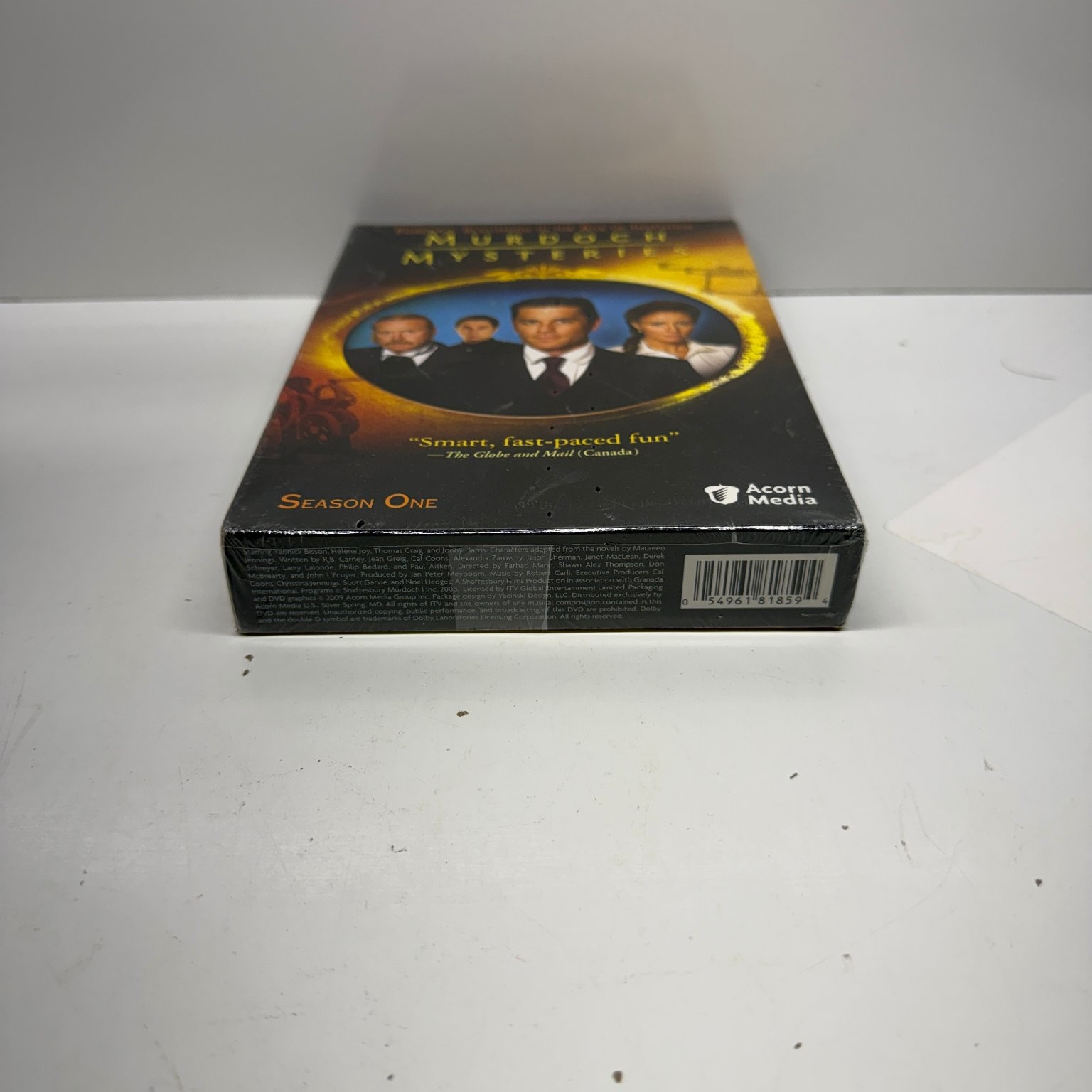 Murdoch Mysteries Season One DVD 2008 Yannick Bisson Acorn Media SDH