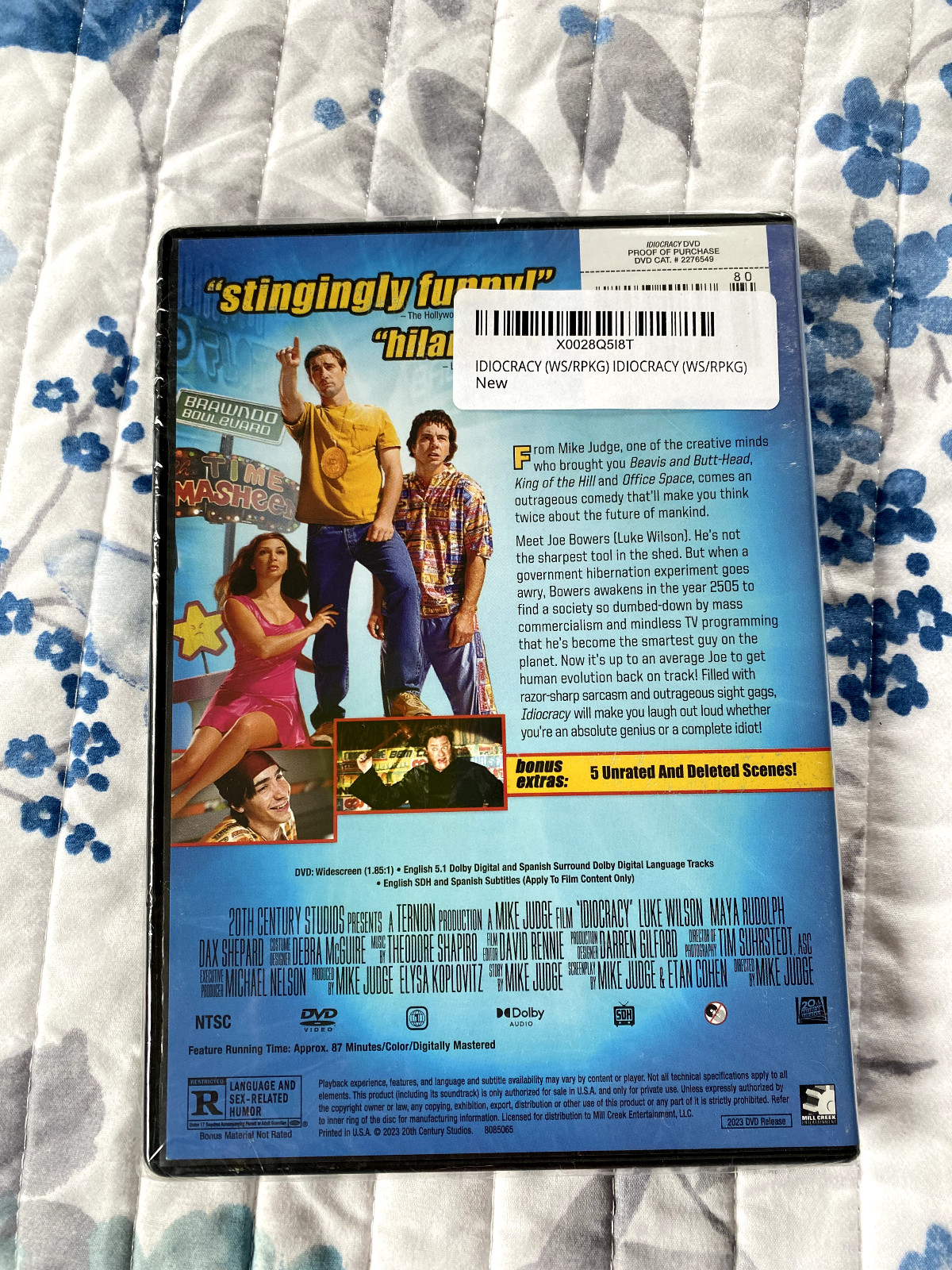 Idiocracy (DVD, 2009) NEW