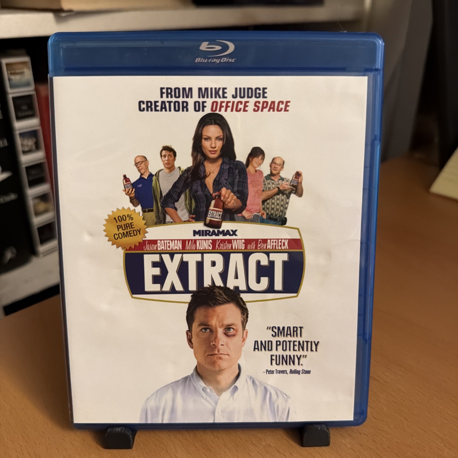 Extract (Blu-ray Disc, 2011) Jason Bateman Mila Kunis Mike Judge Like New