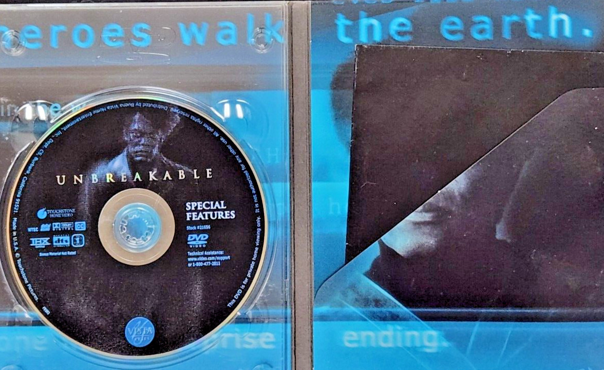 UNBREAKABLE (DVD, 2000) 2 Disk Set