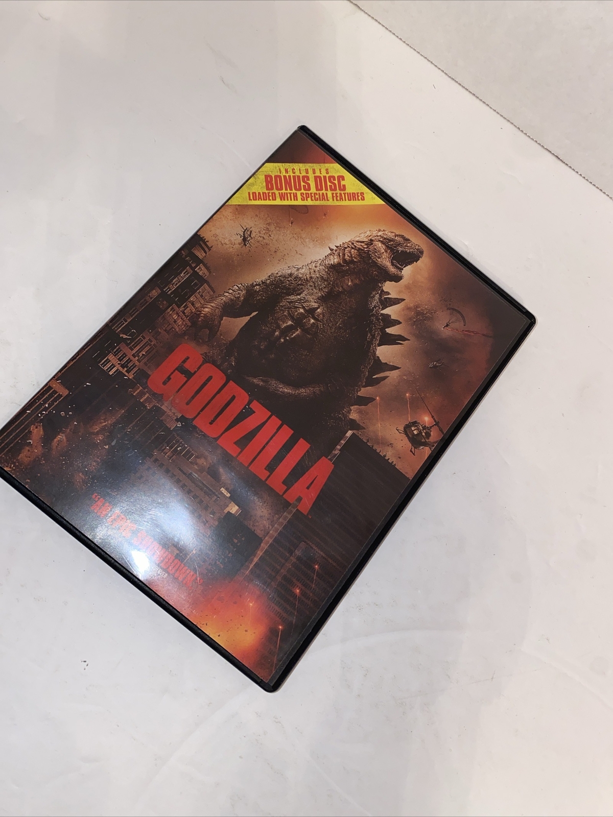 GODZILLA DVD 2014 with Bonus Disc Aaron Taylor-Johnson Gareth Edwards TOHO