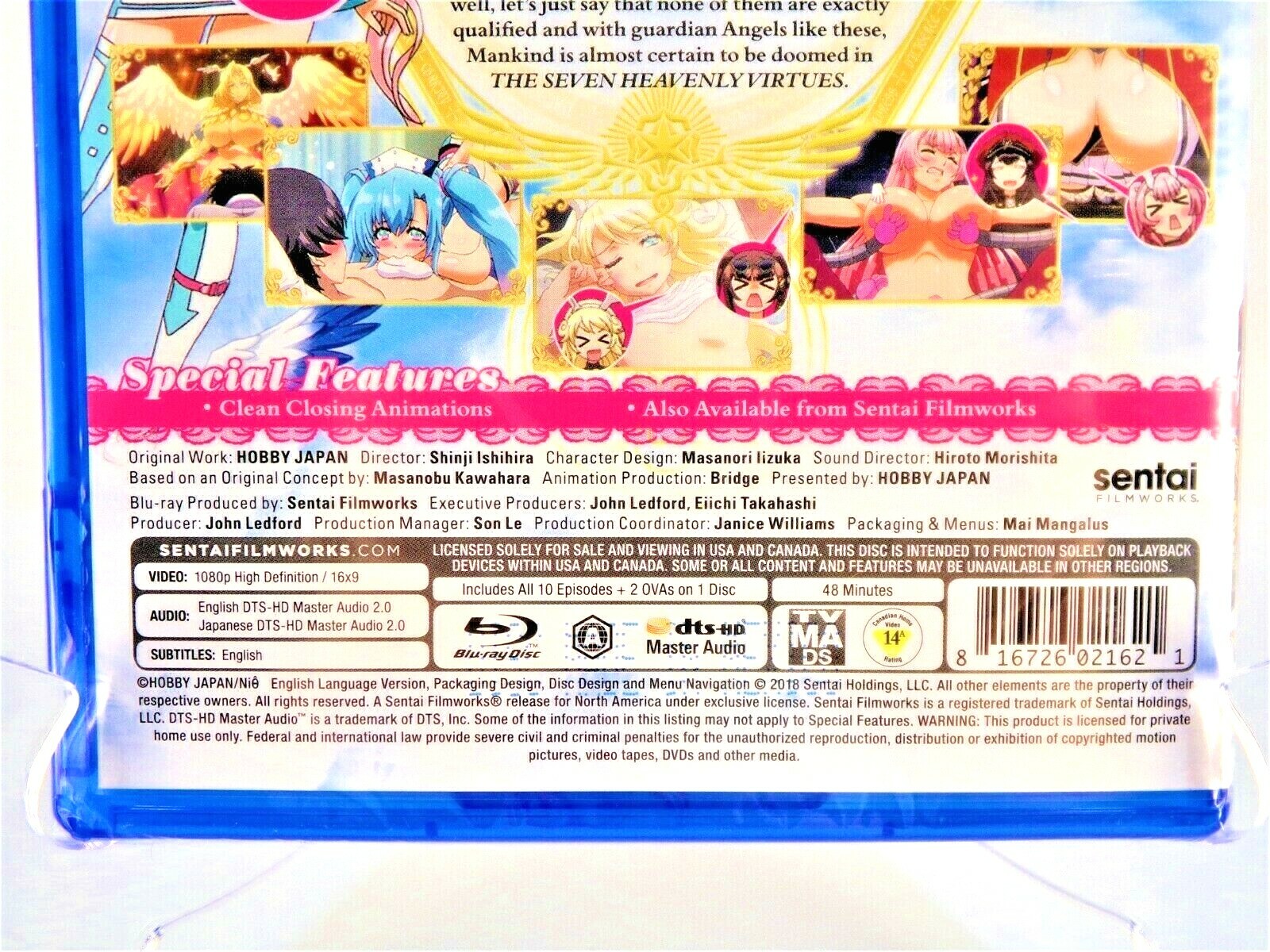 THE SEVEN HEAVENLY VIRTUES Complete Anime Collection (BLU-RAY, 2018) UNCENSORED
