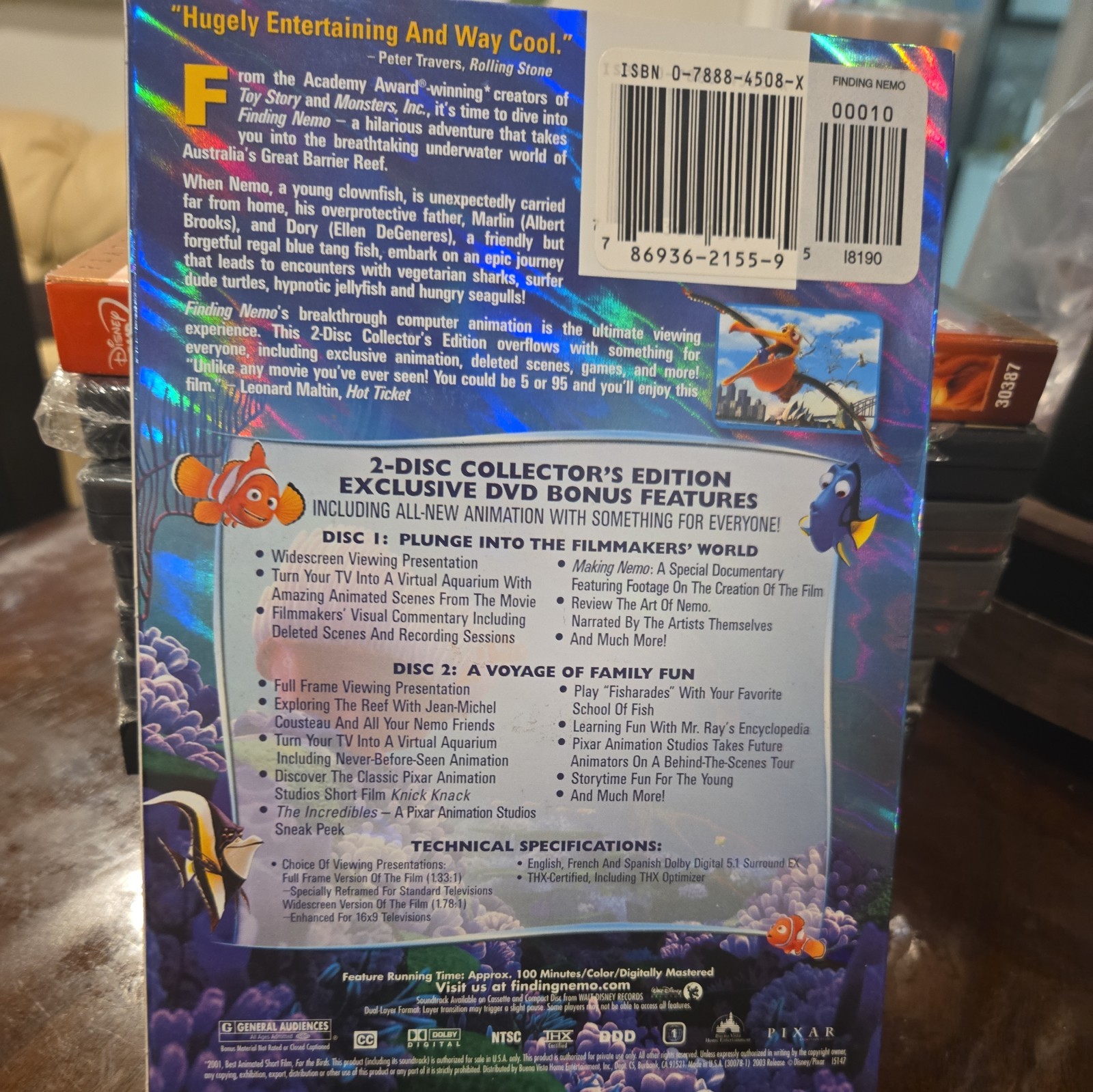 Finding Nemo (DVD, 2003)