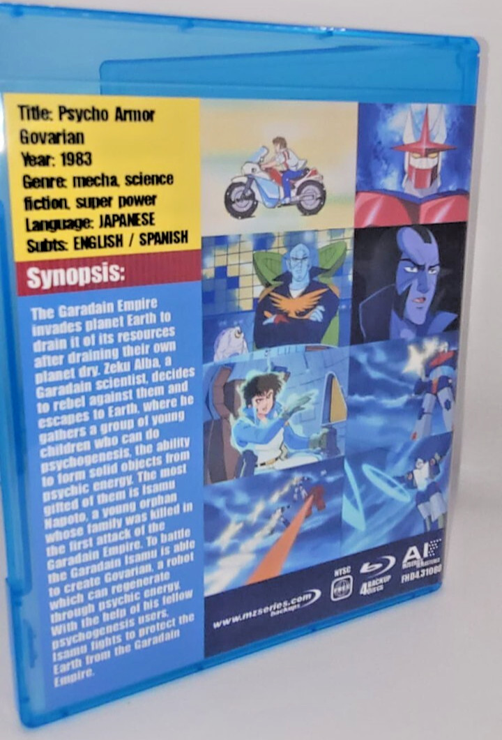 Psycho Armor Govarian Audio Japanses Subts English, Spanish FHD 1080-4.3 AI