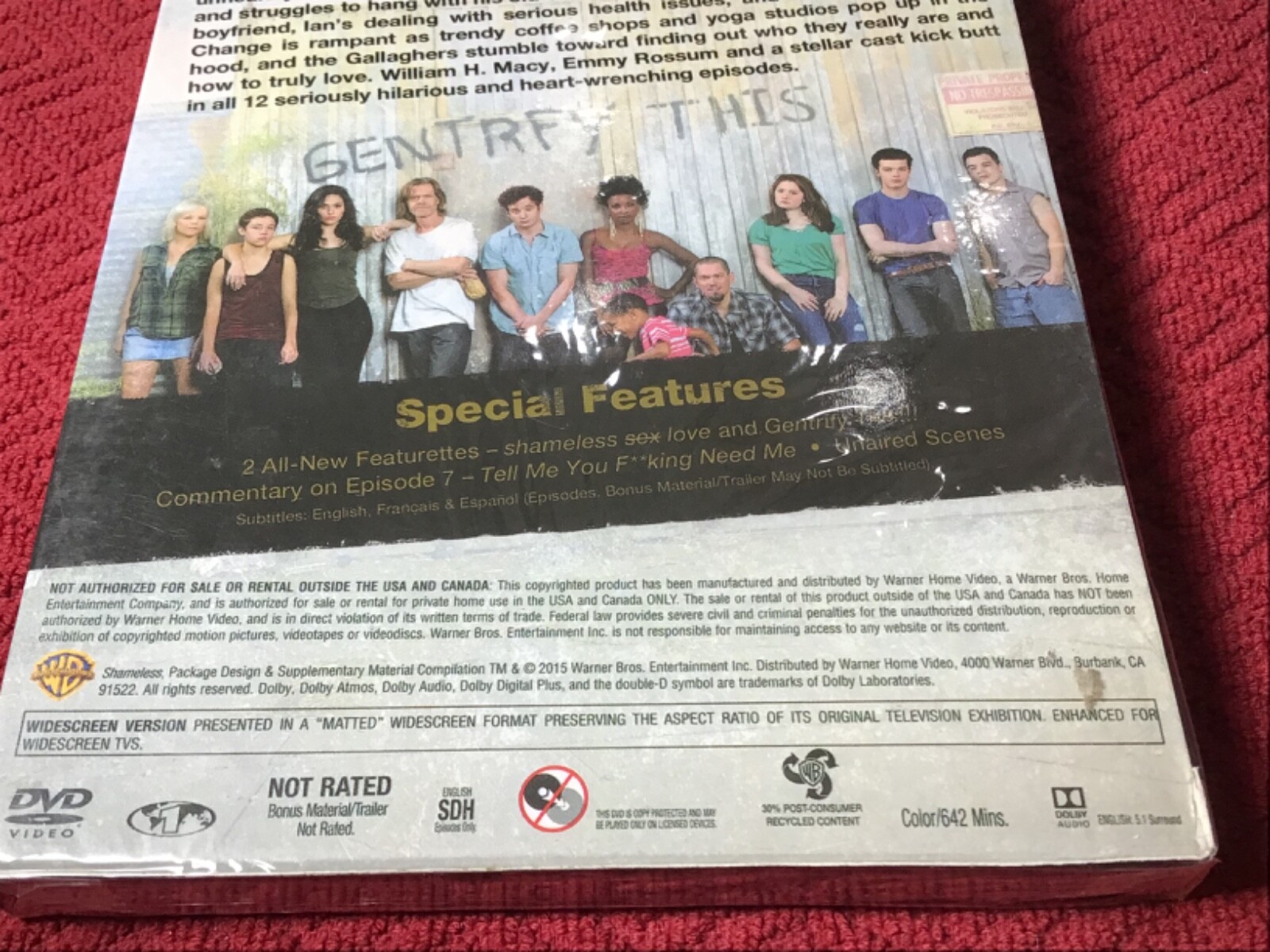 Shameless: The Complete Fifth Season (DVD, 2015)