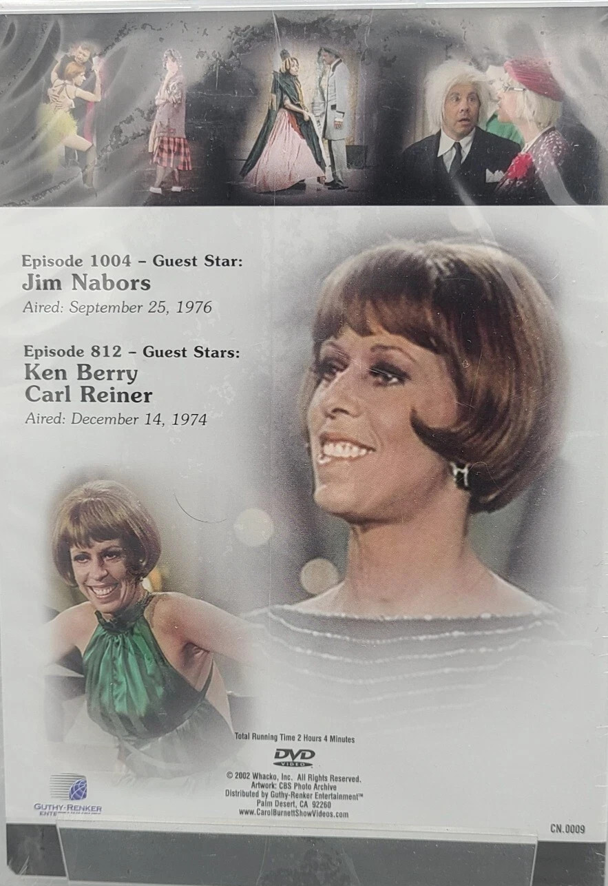 The Carol Burnett Show Collector’s Edition- Episode 1004 & 812 (DVD) LIKE NEW