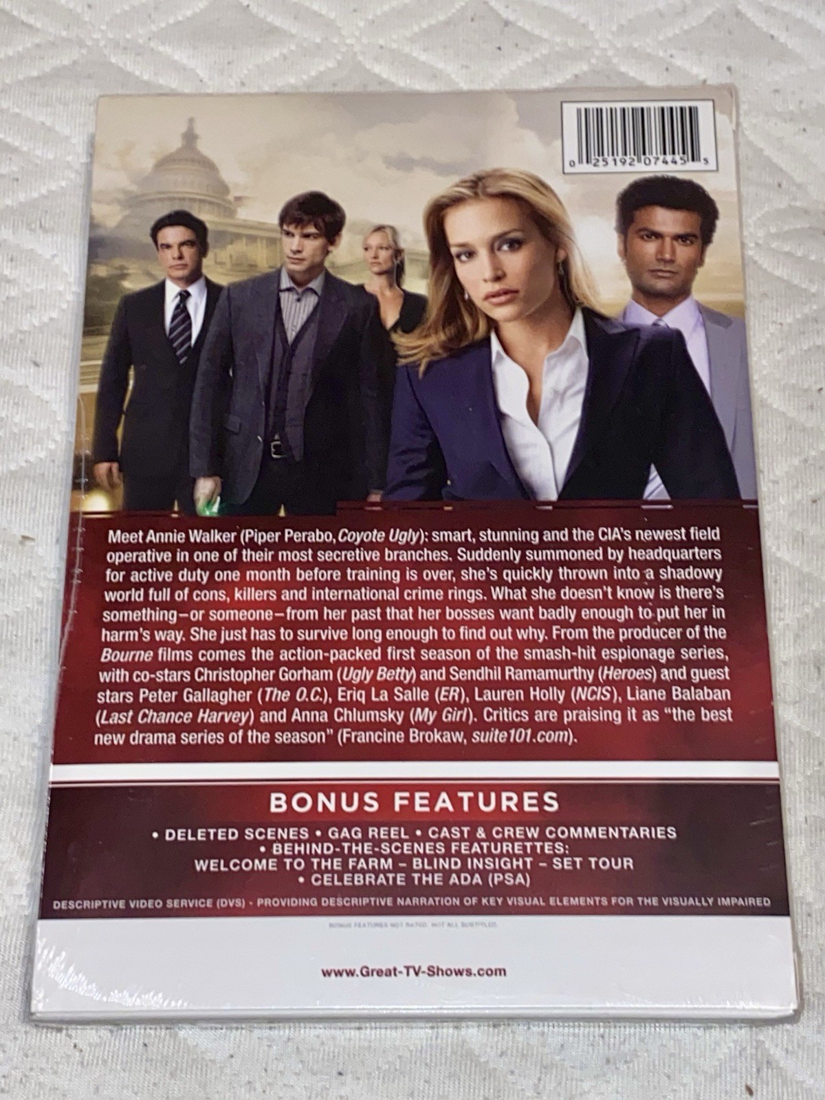 Covert Affairs Complete Series, Season 1-5, DVD, Piper Perabo, New & Sealed
