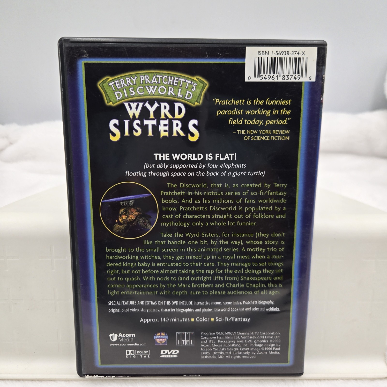 Terry Pratchett’s Discworld Wyrd Sisters DVD VGC