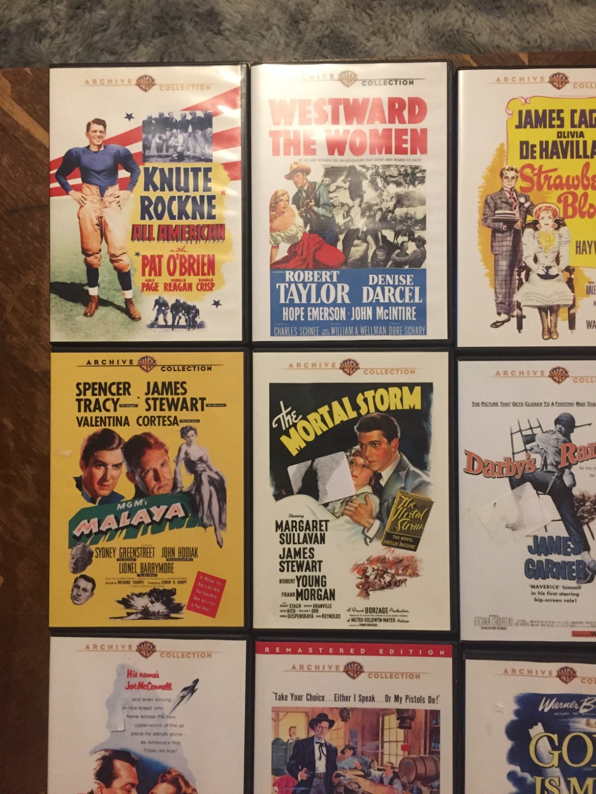 Warner Archive Collection DVD Lot X19 40-50s See Description