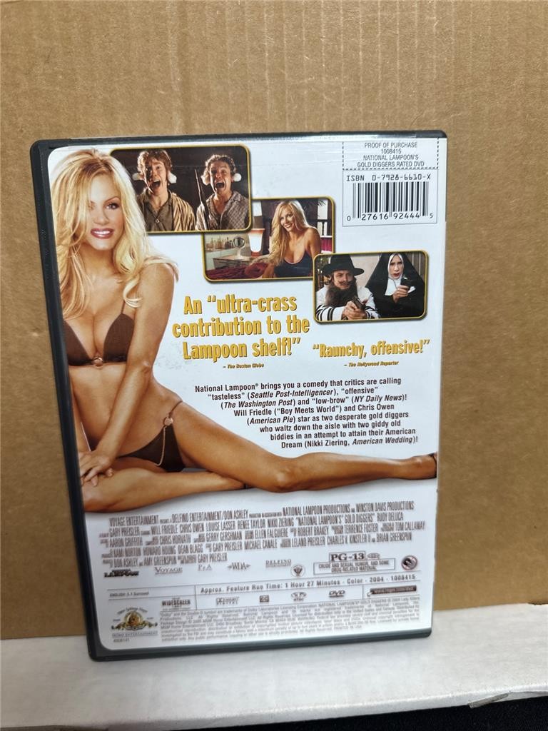 Gold Diggers (DVD, 2004) Will Friedle, Chris Owen, Louise Lasser