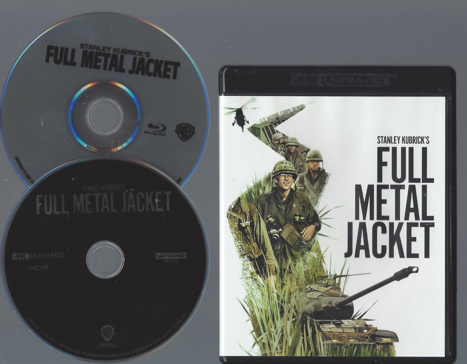 Full Metal Jacket (Ultra HD, 1987) 4K Ultra HD and Blu-Ray No Digital Code