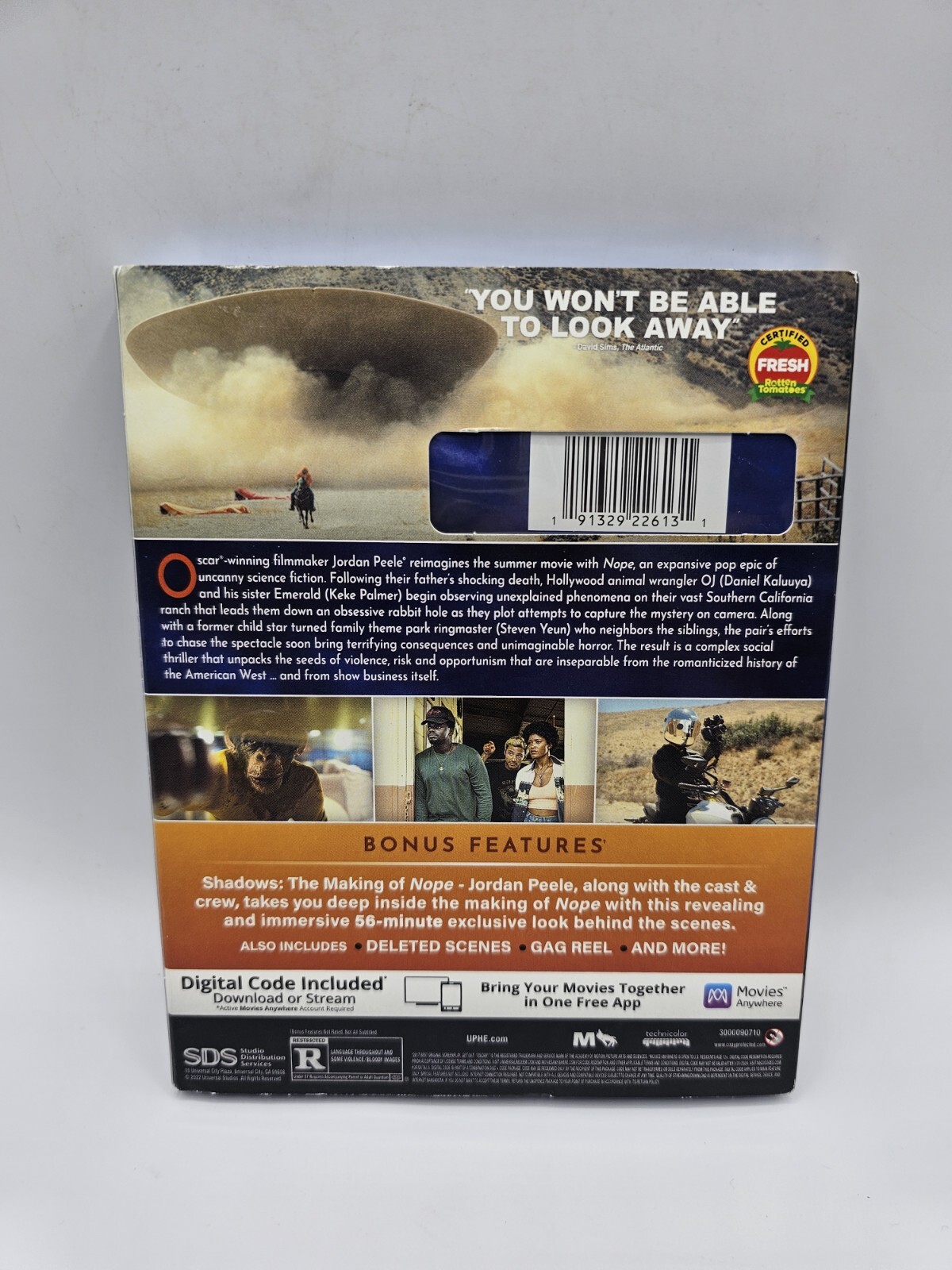 Nope (Blu-ray+DVD+Digital Code, 2022; Collector’s Edition) NEW with Slipcover