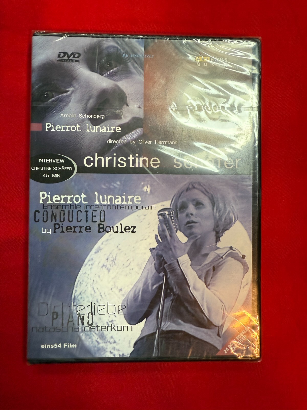 Christine Schafer Dichterliebe Pierrot Lunaire (DVD 2002) Region 0 FREE SHIPPING
