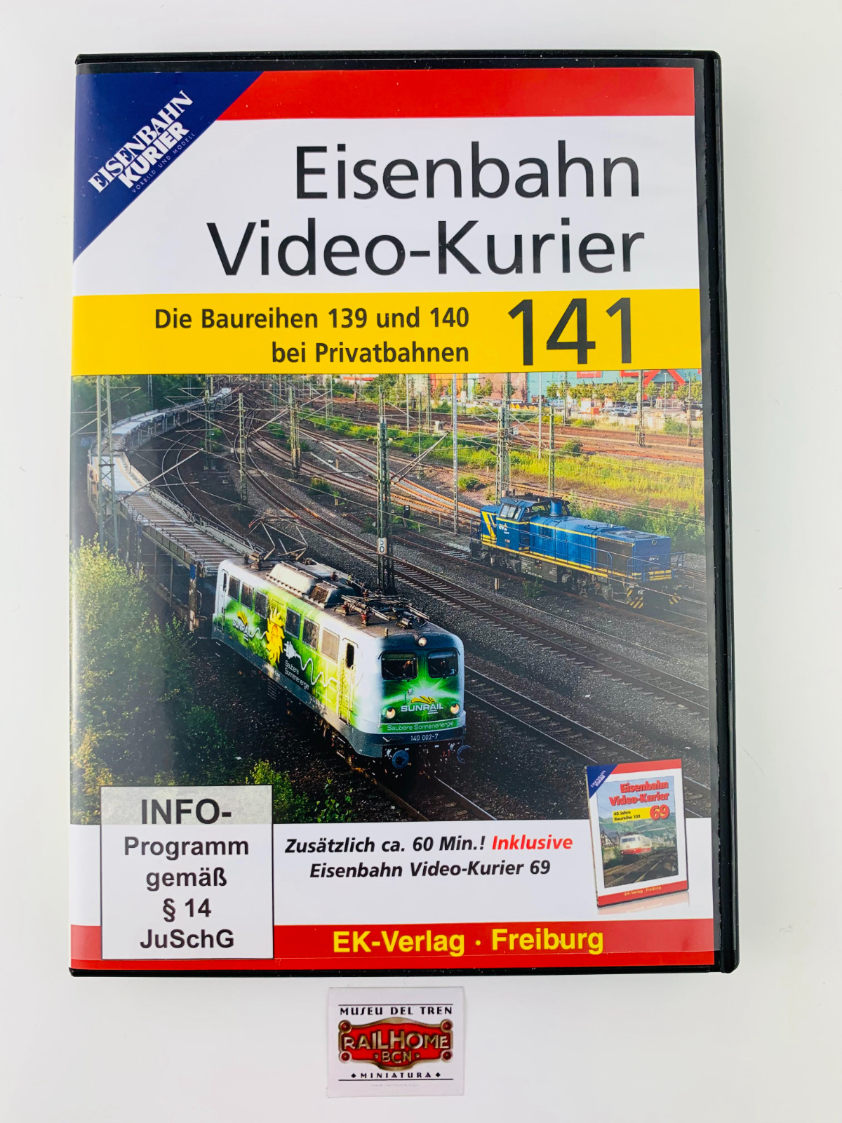EISENBAHN KURIER DVD 8541/141 – Die BR 139 und 140 – 120 min. NEW!