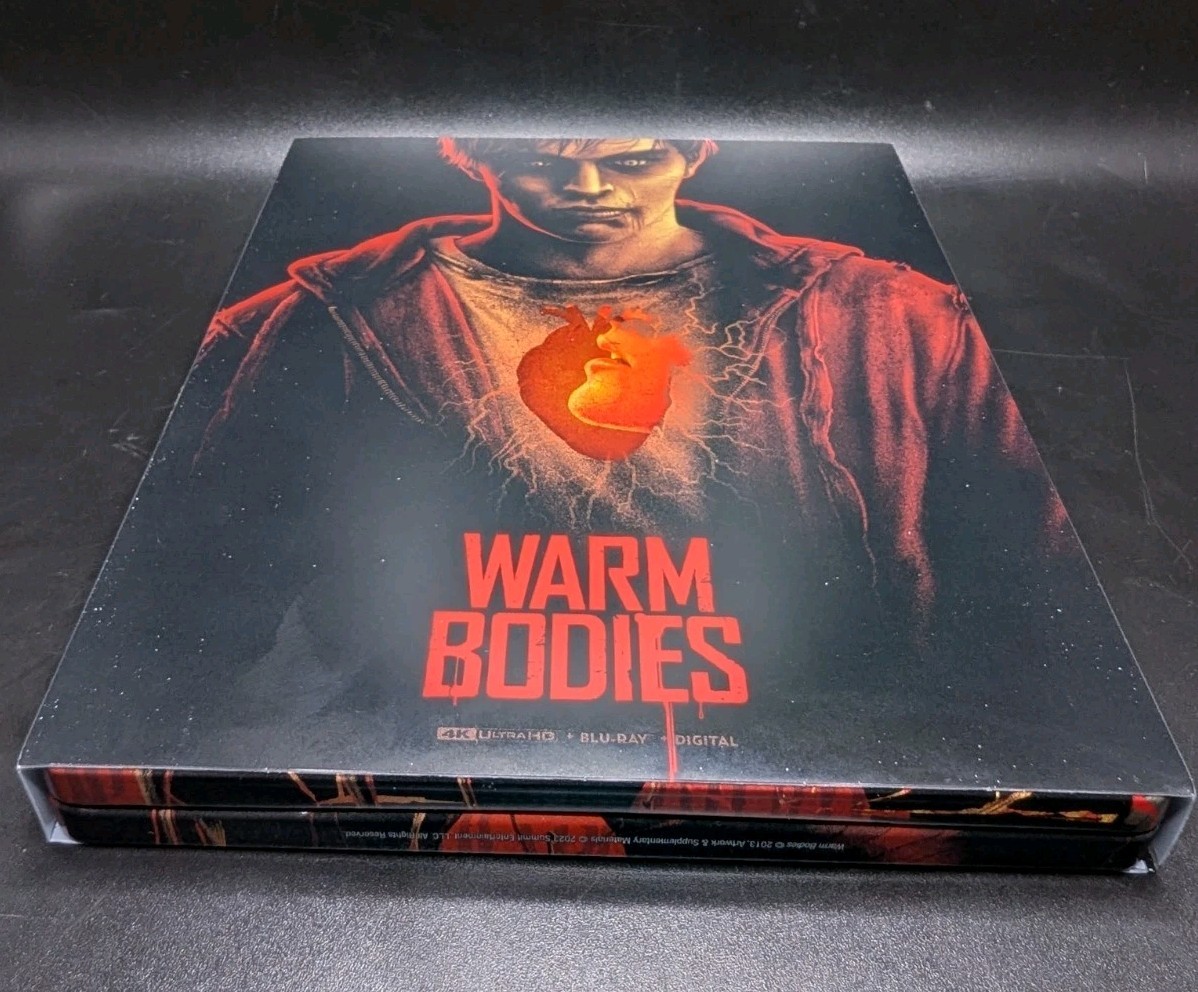 Warm Bodies Steelbook 4K UHD Blu-ray Set W/ Slipcover NO Digital CODE LIKE NEW