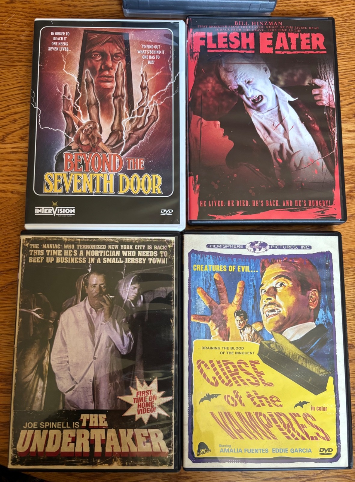 Horror DVD Lot Of 10 Obscure Cult Movies (SOLD AS BOX SET ONLY)