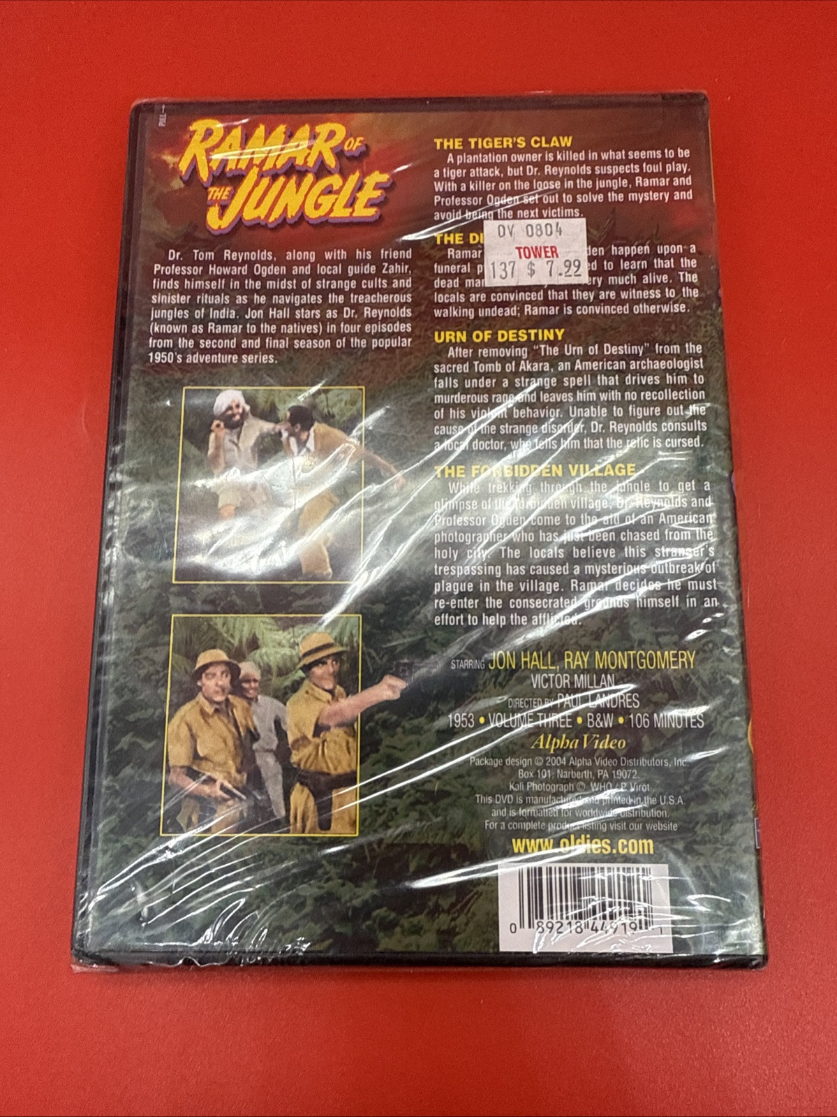Ramar of the Jungle: Volume 4 (DVD, 1953) New Sealed
