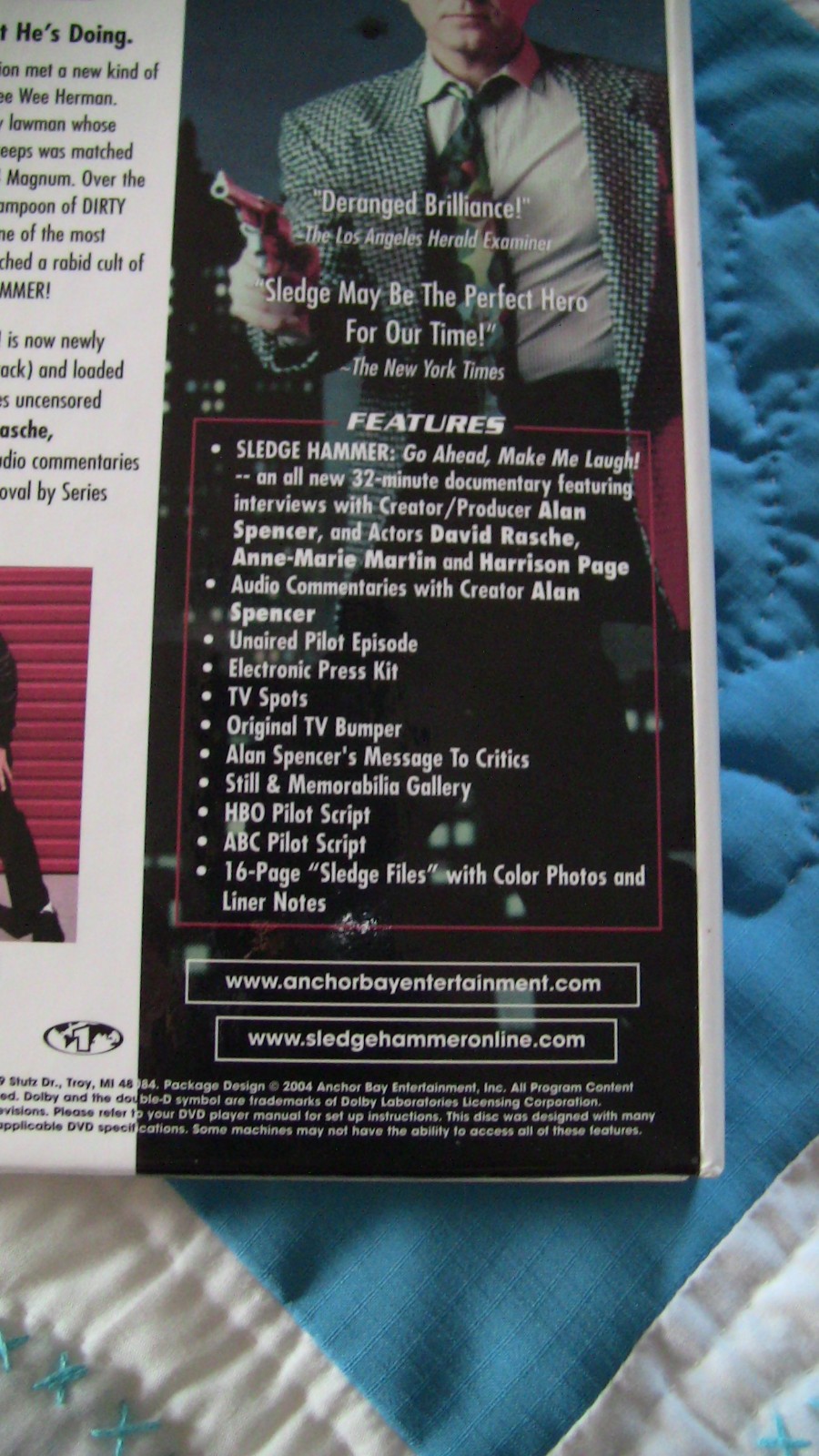 Sledge Hammer! Complete Season 1 DVD set David Rasche, Anne-Maria Martin