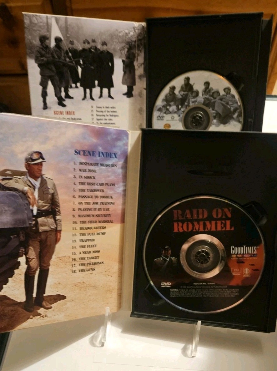 Raid on Rommel + Battleground DVD War Military 1971 1949