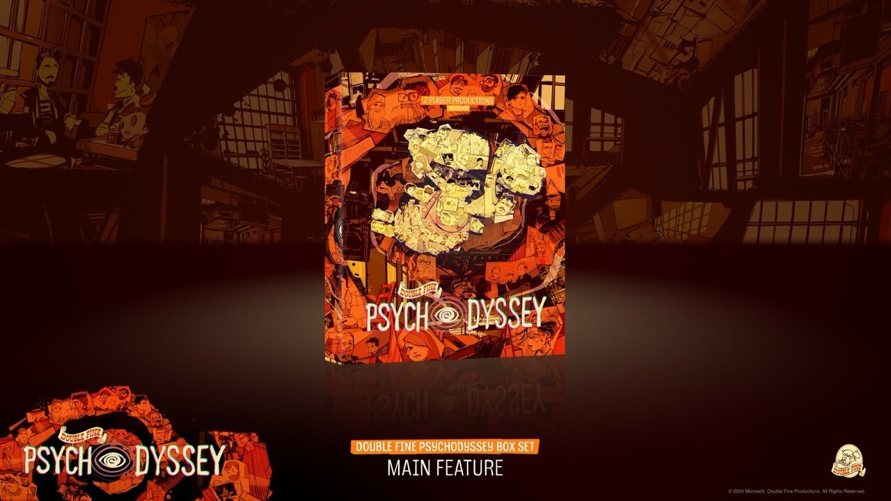 NEW Double Fine Psychodyssey Blu-ray Exclusive DigiPack [2023] Ships Next Day