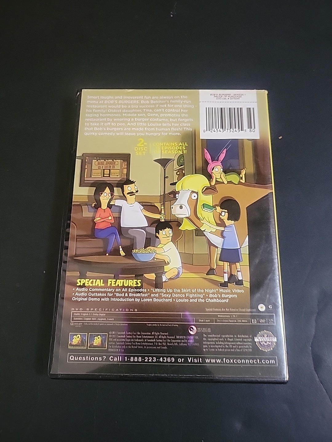Bob’S Burgers: the Complete 1st Season (DVD, 2011)