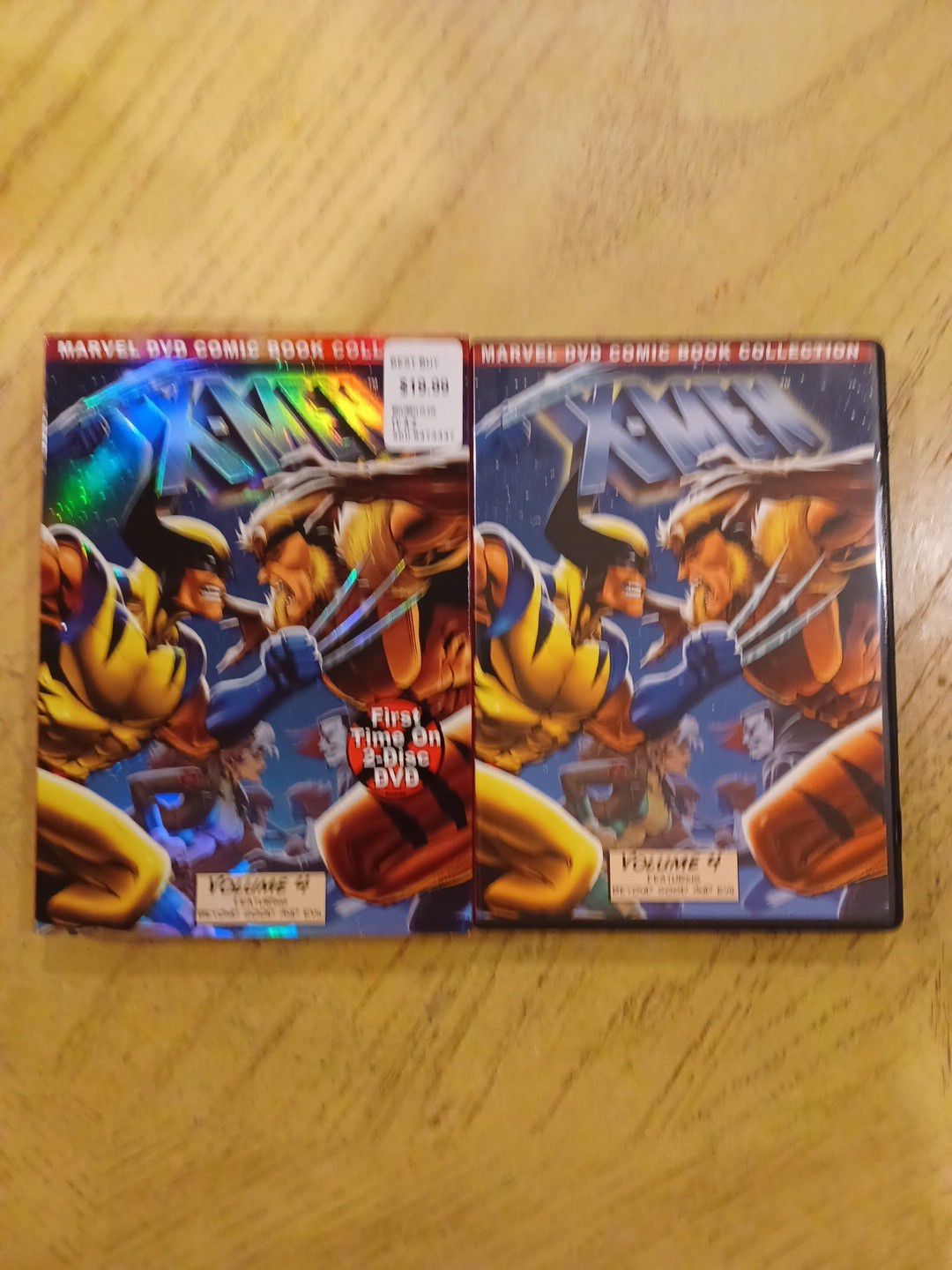 MARVEL COMIC BOOK COLLECTION X-men USED DVD SET IN LIKE NEW CONDITION Volume 4