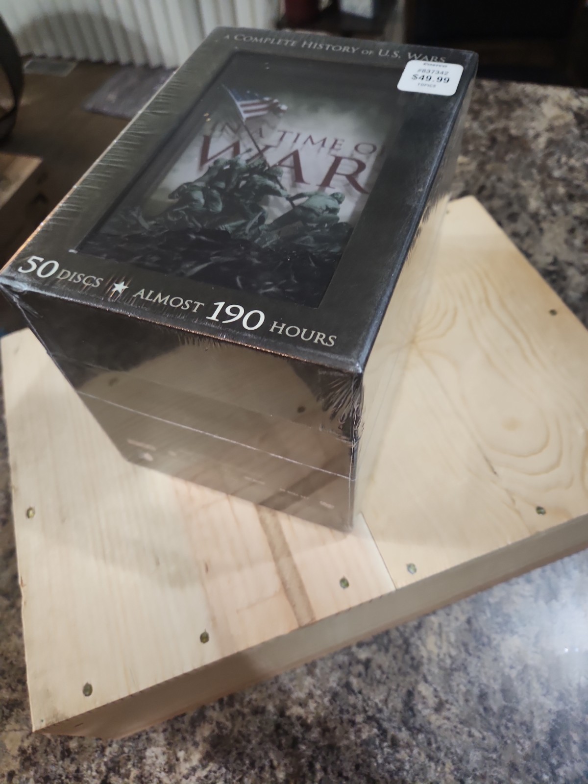 Time of War Complete History of U.S. Wars 50 DVD Box Set NEW Sealed Costco Rare