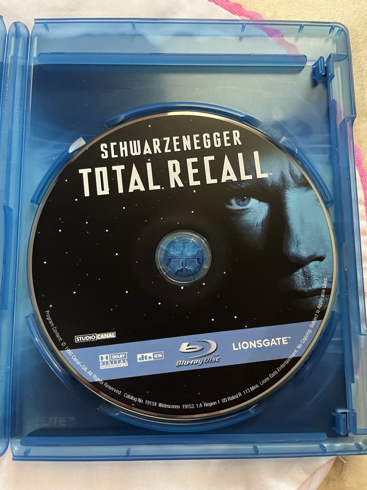 Lionsgate Total Recall Blu-ray R Sci-Fi 1990 Widescreen Subtitles 113min
