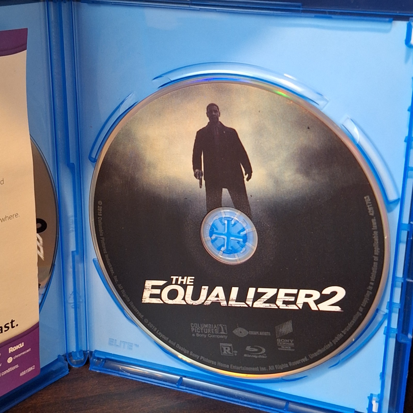 The Equalizer 2 Blu-ray DVD 2018 Denzel Washington Pedro Pascal Antoine Fuqua