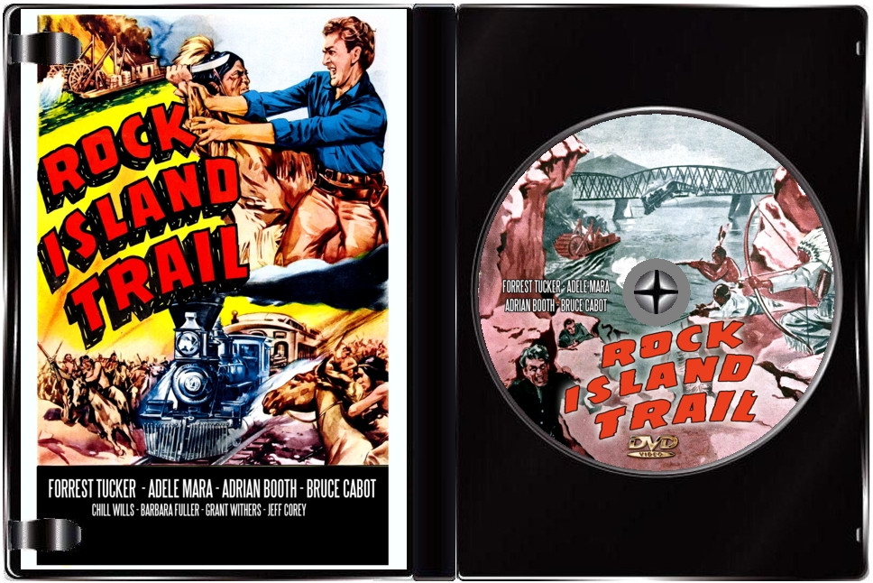 Rock Island Trail 1950 DVD Forrest Tucker, Adele Mara, Bruce Cabot, Adrian Booth
