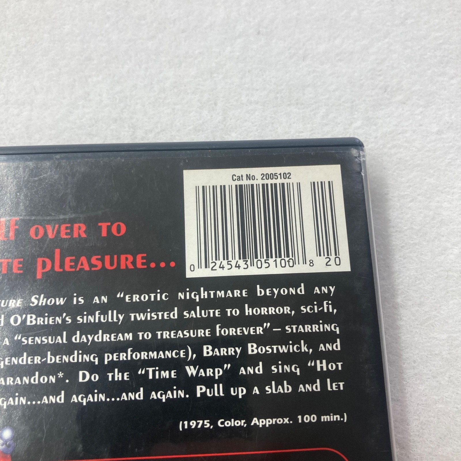 The Rocky Horror Picture Show (DVD, 2002, Single Disc) Tim Curry Susan Sarandon