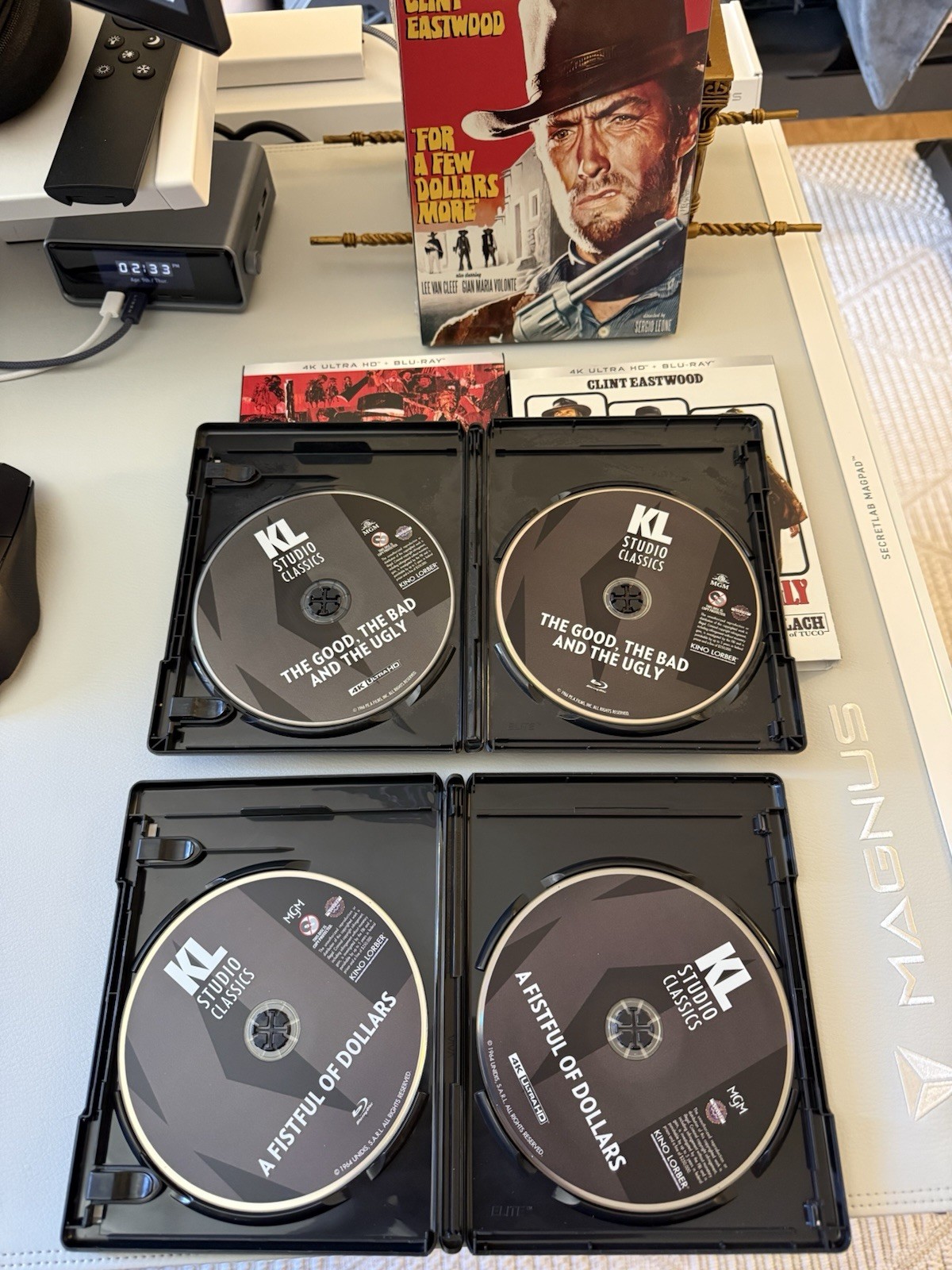The Man With No Name / Dollars Trilogy 4k With Rare OOP Slipcovers [Kino Lorber]