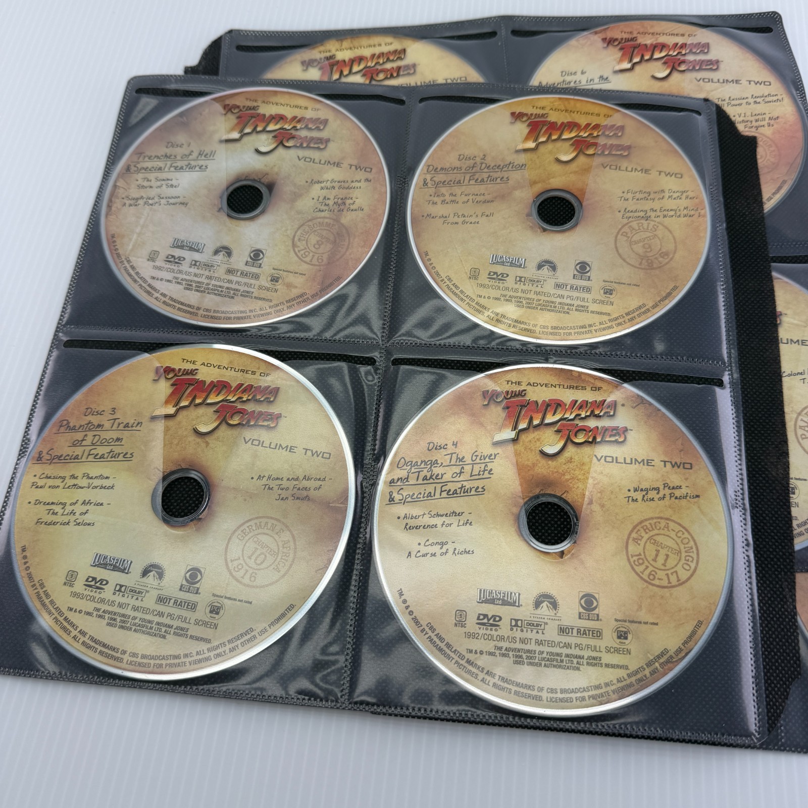 Adventures of Young Indiana Jones: Complete Series Vol 1-3 DVD (31 Discs) *READ